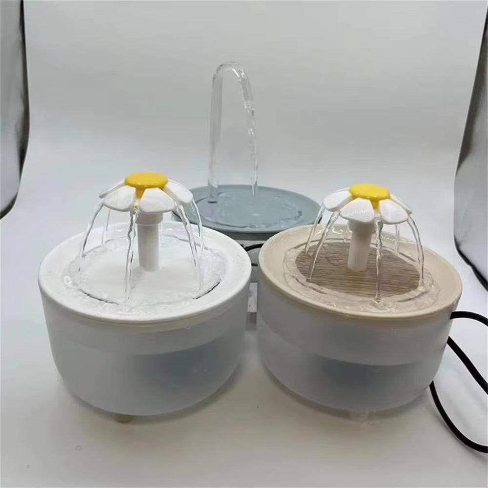 Automatic Pet Water Fountain with USB Filtered Recirculation System - 1200ml Silent Cat Drinking Bowl