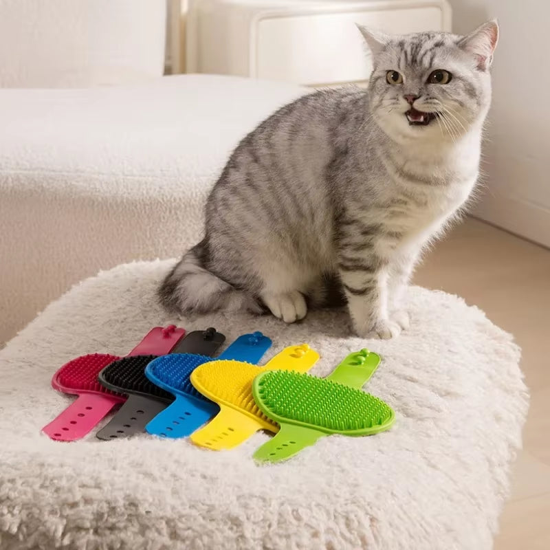 Pet Grooming Massage Gloves for Cats and Dogs - Waterproof Deshedding Tool with Soft Bristles for Effective Shedding Hair Removal