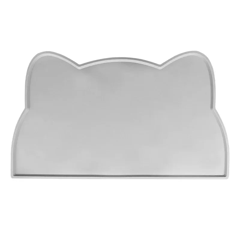 Silicone Pet Feeding Mat - Waterproof, Non-Stick Anti-Spill Tray for Dog and Cat Bowls