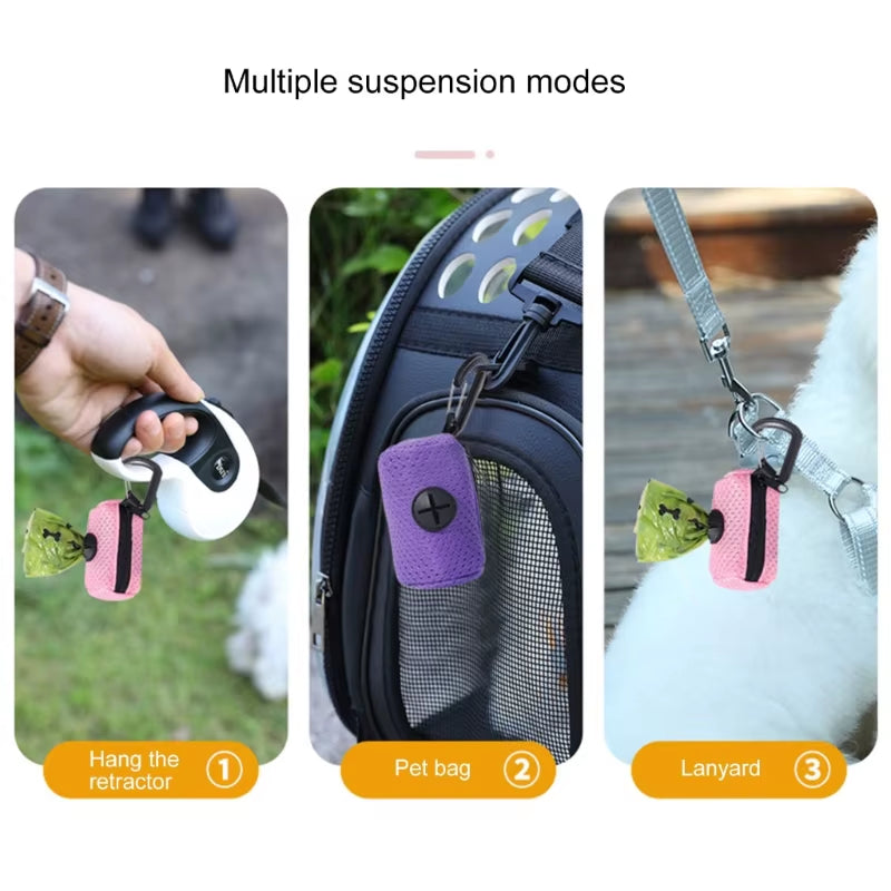 Pet Waste Bag Dispenser and Holder for Efficient Dog Waste Cleanup