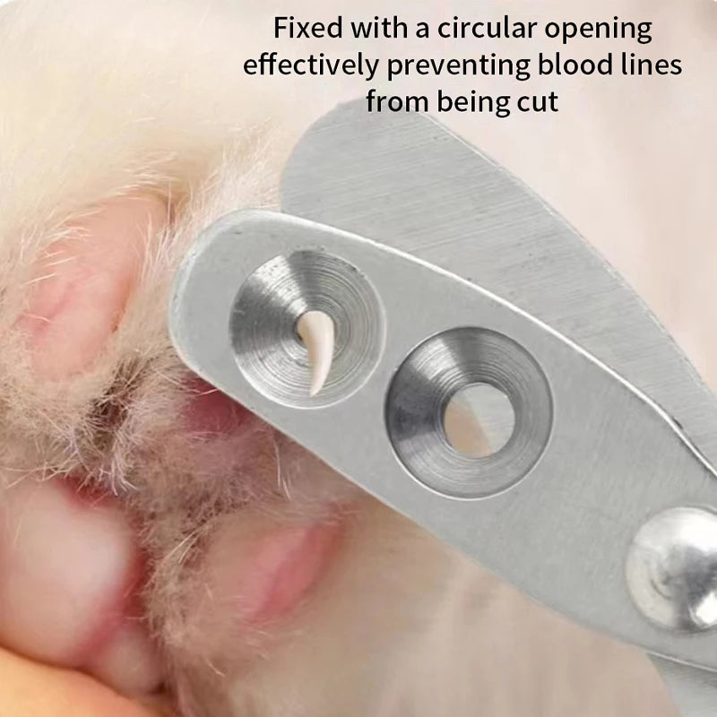 Professional Stainless Steel Cat and Dog Nail Clippers for Pet Grooming