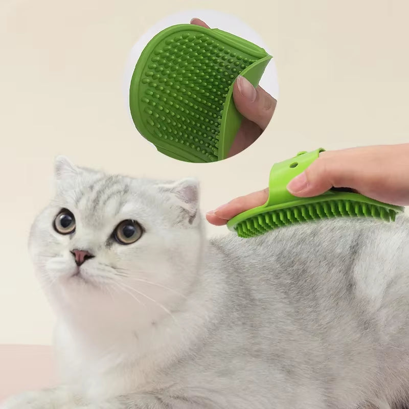 Pet Grooming Massage Gloves for Cats and Dogs - Waterproof Deshedding Tool with Soft Bristles for Effective Shedding Hair Removal
